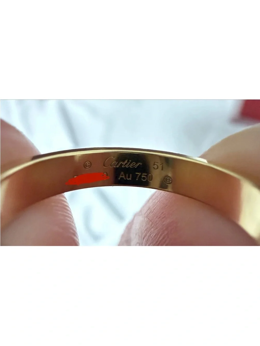 Cartier Gold Love Ring with Screw Motif.  Authentic - Picture 4 of 4